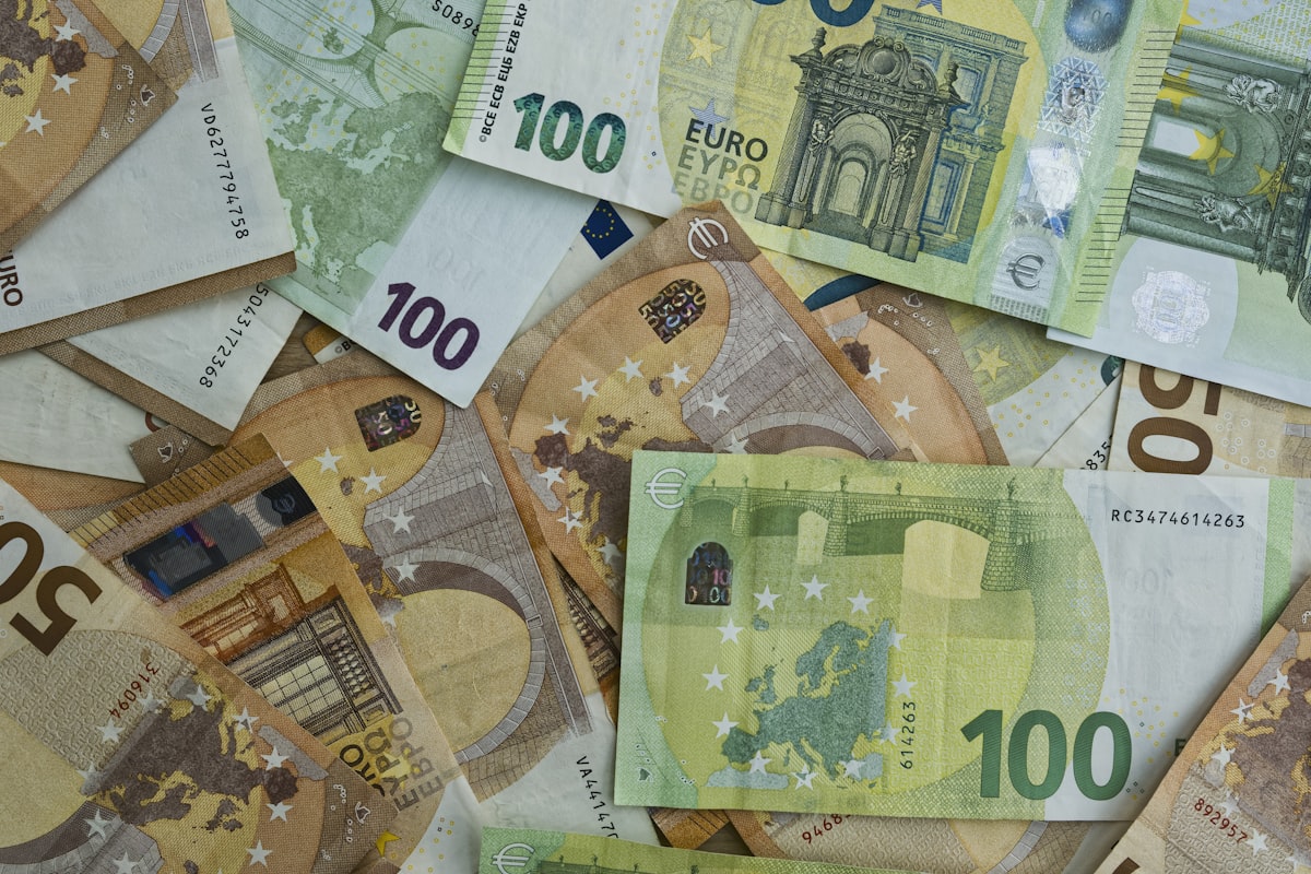 Billetes de euro, cobertura de impago